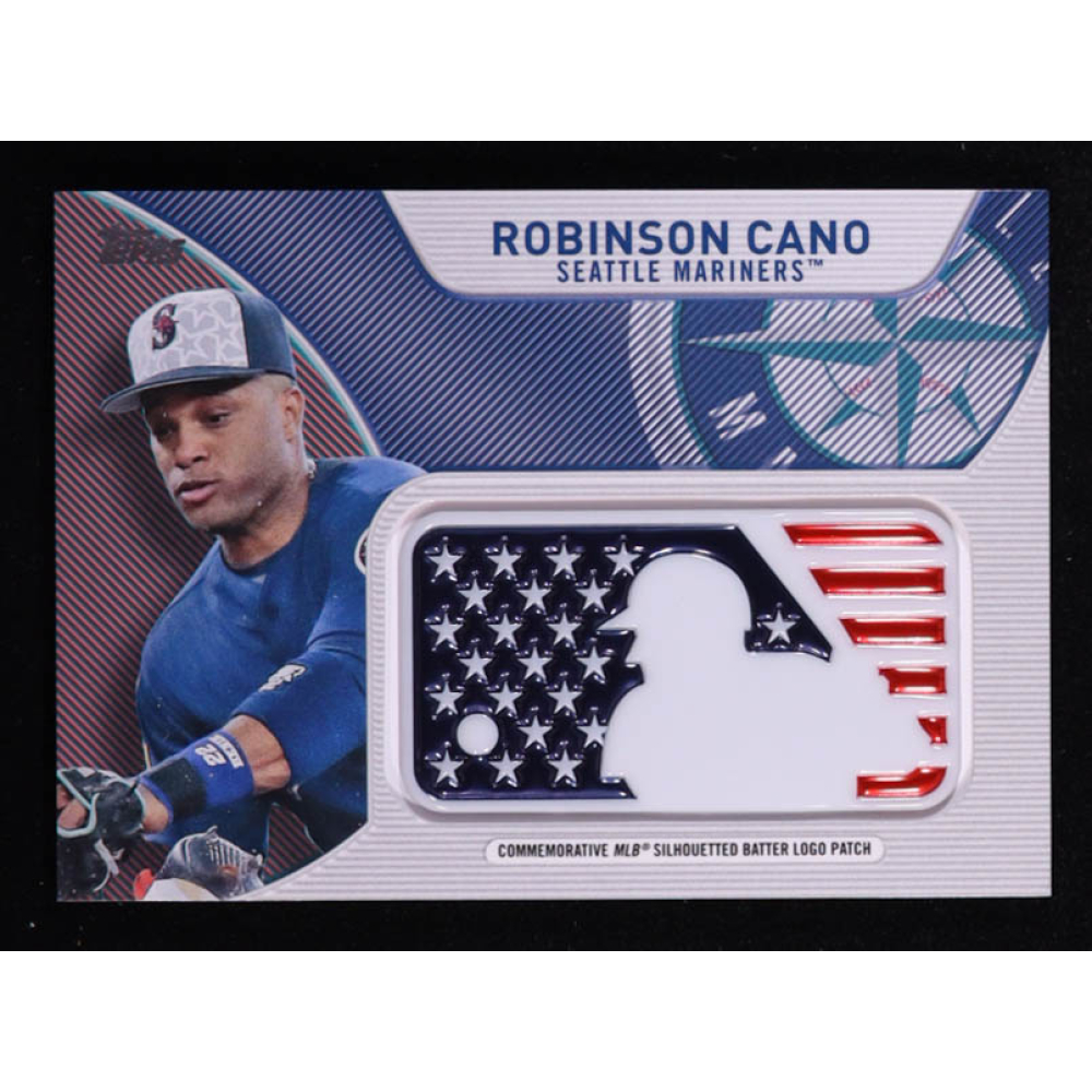 Robinson Cano 2017 Topps Independence Day MLB Logo Patch #IDMLRC at PristineAuction.com Robinson Cano 2017 Topps Independence Day MLB Logo Patch #IDMLRC at PristineAuction.com