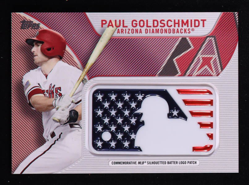 Paul Goldschmidt 2017 Topps Independence Day MLB Logo Patch #IDMLPG at PristineAuction.com Paul Goldschmidt 2017 Topps Independence Day MLB Logo Patch #IDMLPG at PristineAuction.com
