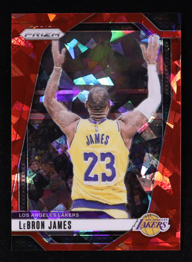 LeBron James 2024-25 Panini Prizm Prizms Red Ice #130