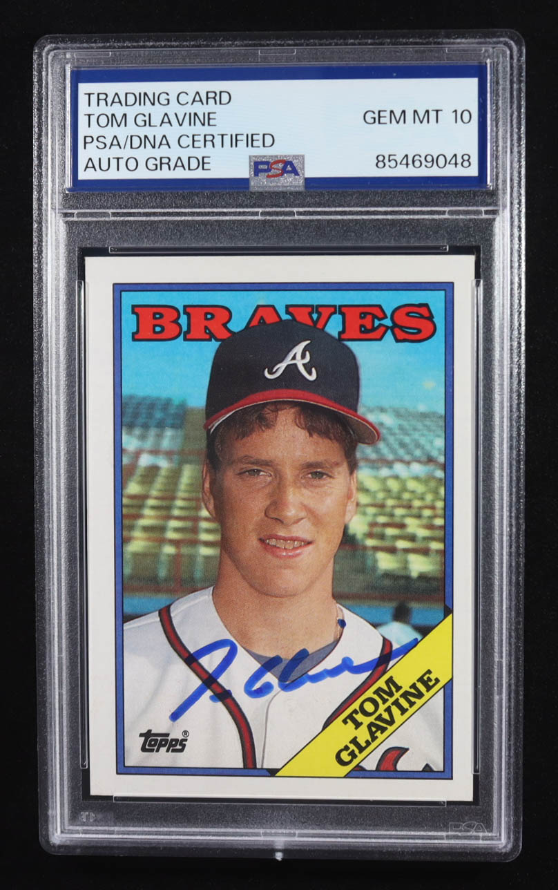 Tom Glavine Signed 2021 Topps #779 (PSA | Autograph Graded 10) at PristineAuction.com Tom Glavine Signed 2021 Topps #779 (PSA | Autograph Graded 10) at PristineAuction.com