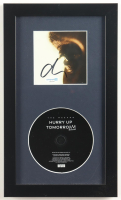 The Weeknd Signed Custom Framed "Hurry Up Tomorrow" CD Album Insert Display (ACOA) at PristineAuction.com