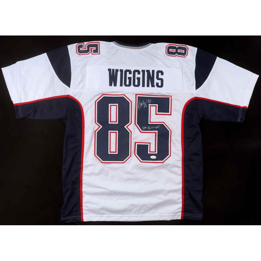 Jermaine Wiggins Signed Jersey Inscribed "SB 36 Champs!" (JSA) at PristineAuction.com