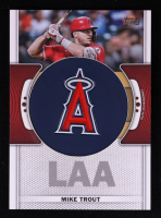 Mike Trout 2023 Topps Team Logo Commemorative Patch #TLPMT at PristineAuction.com
