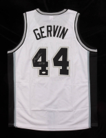 George Gervin Signed Jersey Inscribed "HOF 96" (JSA) at PristineAuction.com