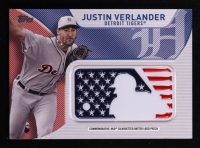 Justin Verlander 2017 Topps Independence Day MLB Logo Patch #IDMLJVE at PristineAuction.com