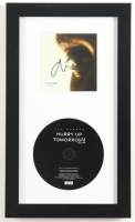 The Weeknd Signed Custom Framed "Hurry Up Tomorrow" CD Album Insert Display (ACOA) at PristineAuction.com