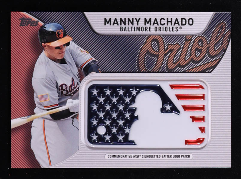 Manny Machado 2017 Topps Independence Day MLB Logo Patch #IDMLMM at PristineAuction.com Manny Machado 2017 Topps Independence Day MLB Logo Patch #IDMLMM at PristineAuction.com
