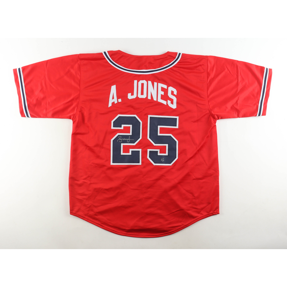 Andruw Jones Signed Jersey (AWM) at PristineAuction.com