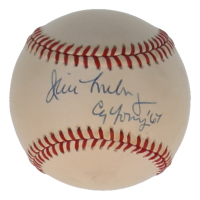 Jim Lonborg Signed OAL Baseball Inscribed "Cy Young '67" (JSA) at PristineAuction.com