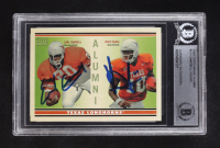 Earl Campbell & Vince Young Signed 2009 Topps Magic Alumni #CV (BGS) at PristineAuction.com