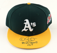 Dave Stewart Signed Athletics Hat Inscribed "89 WS Champ MVP" (Beckett) at PristineAuction.com