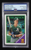 Mark McGwire Signed 1988 Topps All-Star Rookie #580 RC (PSA) at PristineAuction.com