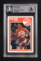 Spud Webb Signed 1989-90 Fleer #6 (BGS) at PristineAuction.com
