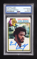 Earl Campbell Signed 1979 Topps #390 RC (PSA) at PristineAuction.com