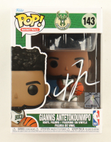 Giannis Antetokounmpo Signed Bucks #143 Funko Pop! Vinyl Figure (Beckett) at PristineAuction.com