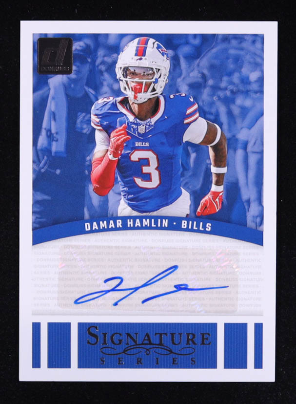 Damar Hamlin 2024 Donruss Signature Series #25 at PristineAuction.com Damar Hamlin 2024 Donruss Signature Series #25 at PristineAuction.com