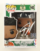 Giannis Antetokounmpo Signed Bucks #143 Funko Pop! Vinyl Figure (Beckett) at PristineAuction.com