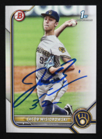 Jacob Misiorowski Signed 2022 Bowman Draft #BD132 RC (JSA) at PristineAuction.com