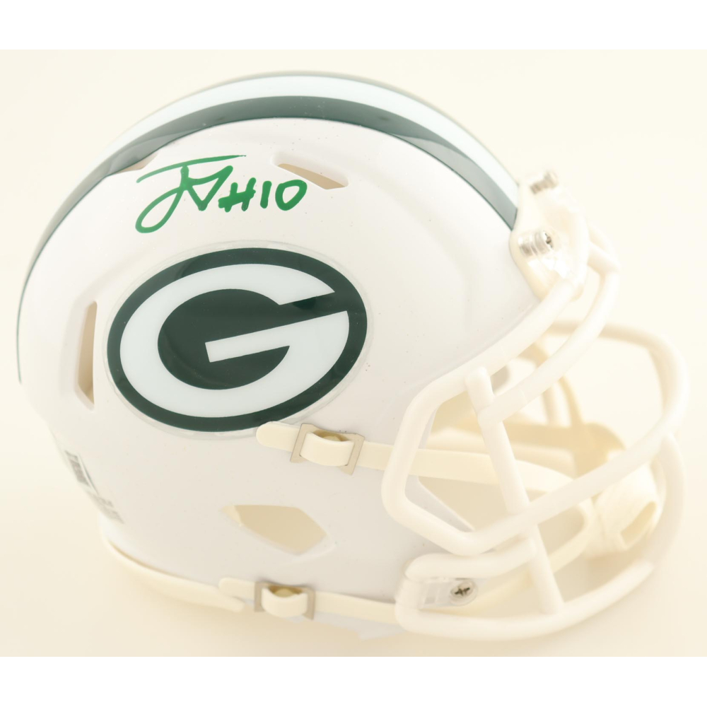 Jordan Love Signed Packers Speed Mini Helmet (Beckett) at PristineAuction.com