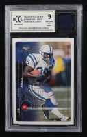 Marshall Faulk 1999 Upper Deck MVP #77 With Game Used Jersey (BCCG 9) at PristineAuction.com