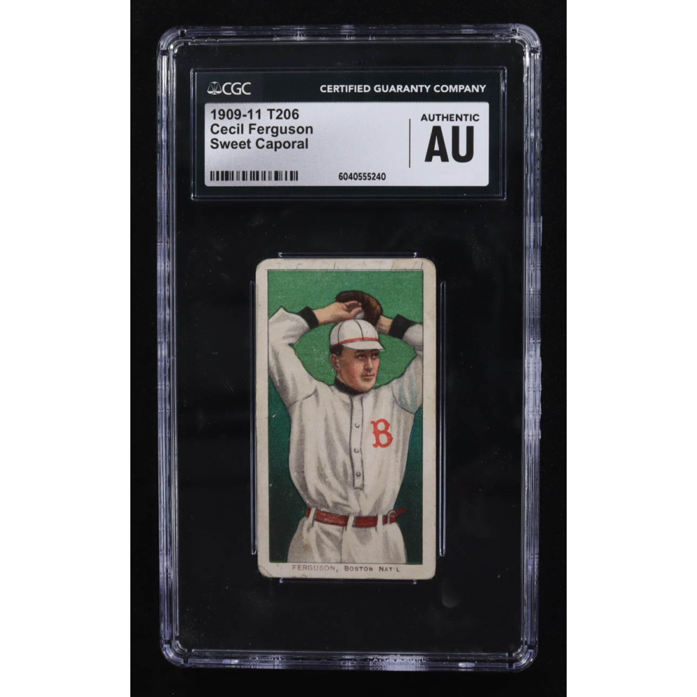 Cecil Ferguson 1909-11 T206 #170 (CGC Authentic) at PristineAuction.com