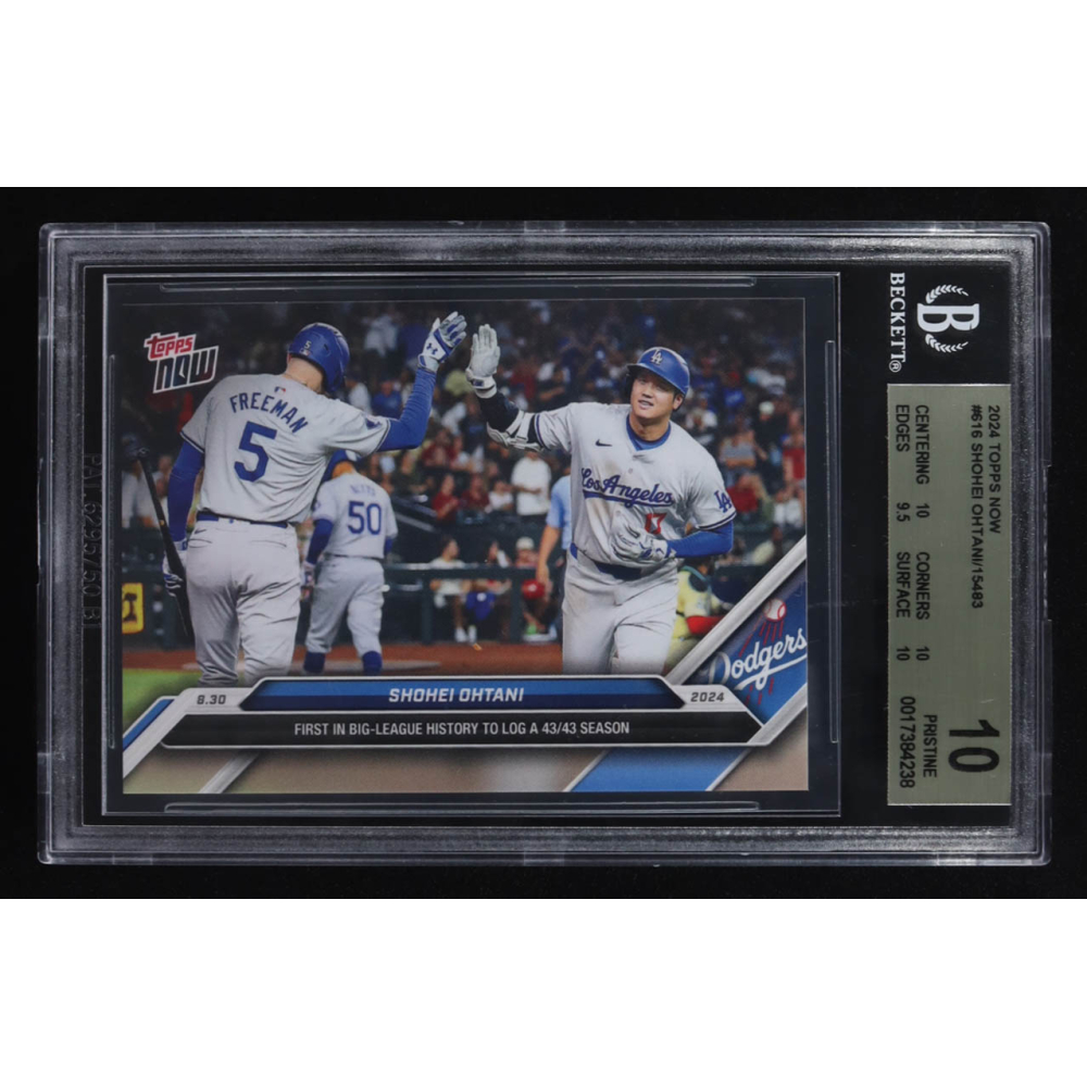 Shohei Ohtani 2024 Topps Now #616 (BGS 10) at PristineAuction.com