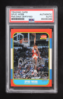 Spud Webb Signed 1986 Fleer #120 with Inscription (PSA) at PristineAuction.com