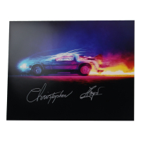 Christopher Lloyd Signed "Back to the Future" 16x20 Poster (ACOA) at PristineAuction.com