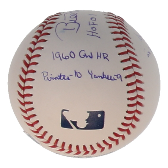Bill Mazeroski Signed OML Baseball with Multiple Career Stat Inscriptions (JSA) at PristineAuction.com Bill Mazeroski Signed OML Baseball with Multiple Career Stat Inscriptions (JSA) at PristineAuction.com