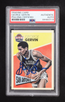 George Gervin Signed 2012-13 Panini Past and Present Variations #30 (PSA) at PristineAuction.com