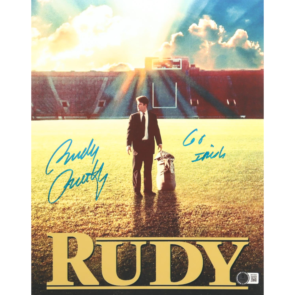 Rudy Ruettiger Signed "Rudy" 11x14 Photo Inscribed "Go Irish" (Beckett) at PristineAuction.com Rudy Ruettiger Signed "Rudy" 11x14 Photo Inscribed "Go Irish" (Beckett) at PristineAuction.com