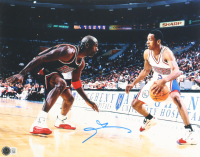 Allen Iverson Signed 76ers 11x14 Photo (Beckett) at PristineAuction.com