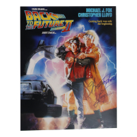 Christopher Lloyd Signed "Back to the Future: Part II" 16x20 Poster (ACOA) at PristineAuction.com