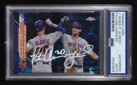 Pete Alonso/Jeff McNeil Signed 2020 Topps Chrome Trading Card Veteran Combos #U-290 (PSA | Autograph Grade PSA Authentic) at PristineAuction.com