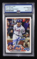 Jeff McNeil Signed 2020 Topps Chrome Trading Card Series Two #426 (PSA | Autograph Grade PSA Authentic) at PristineAuction.com