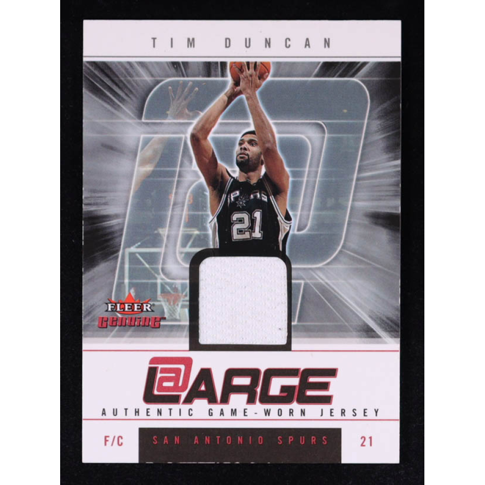 Tim Duncan 2004-05 Fleer Genuine At Large Game Used #TD #97/199 at PristineAuction.com