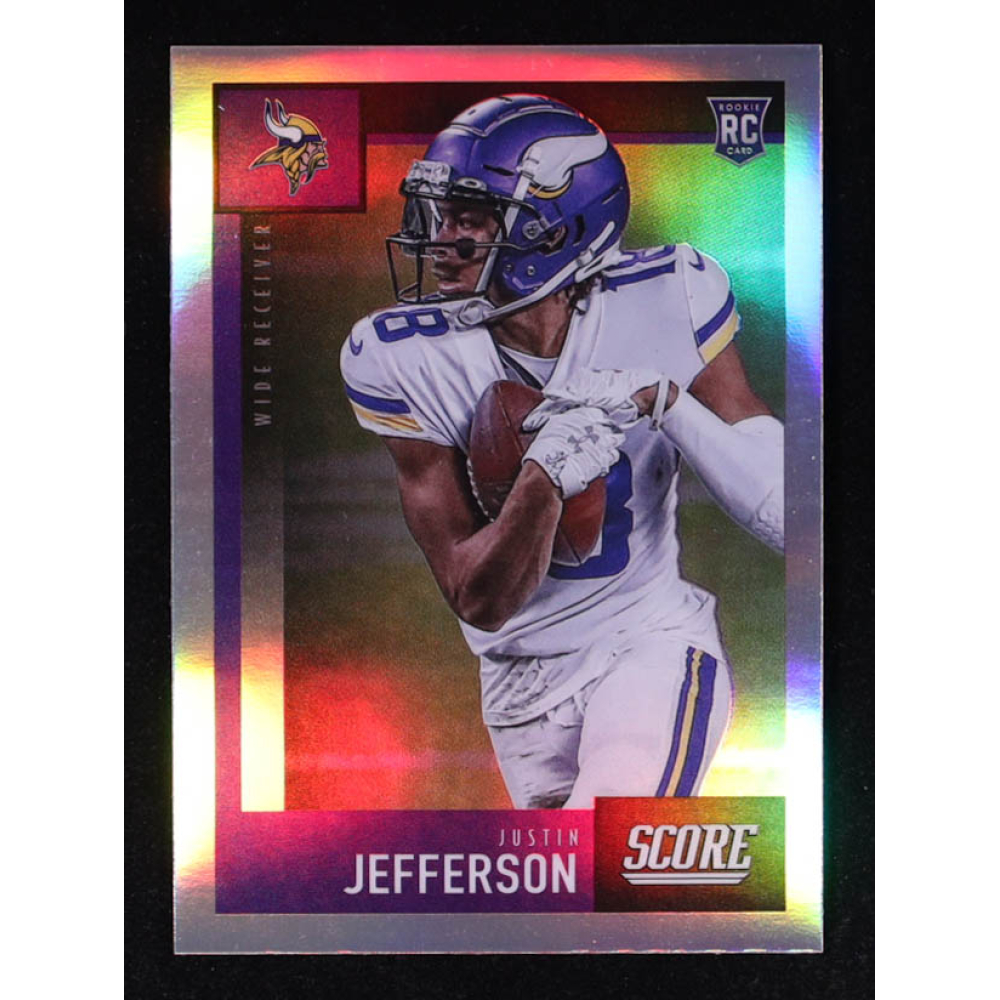Justin Jefferson 2020 Score Silver #449 RC at PristineAuction.com