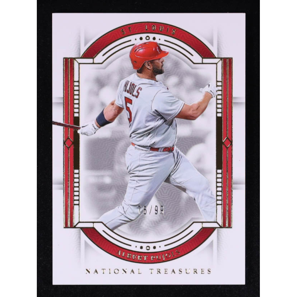 Albert Pujols 2024 Panini National Treasures #68 #76/99 at PristineAuction.com