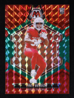 Trey Benson 2024 Panini Mosaic Mosaic Choice Red and Green #360 RC at PristineAuction.com