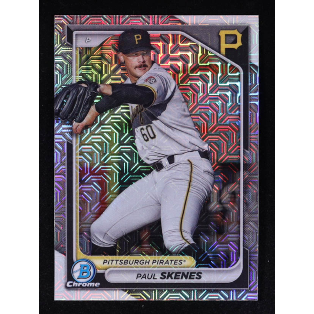 Paul Skenes 2024 Bowman Chrome Mega Box Prospects #BCP125 RC at PristineAuction.com