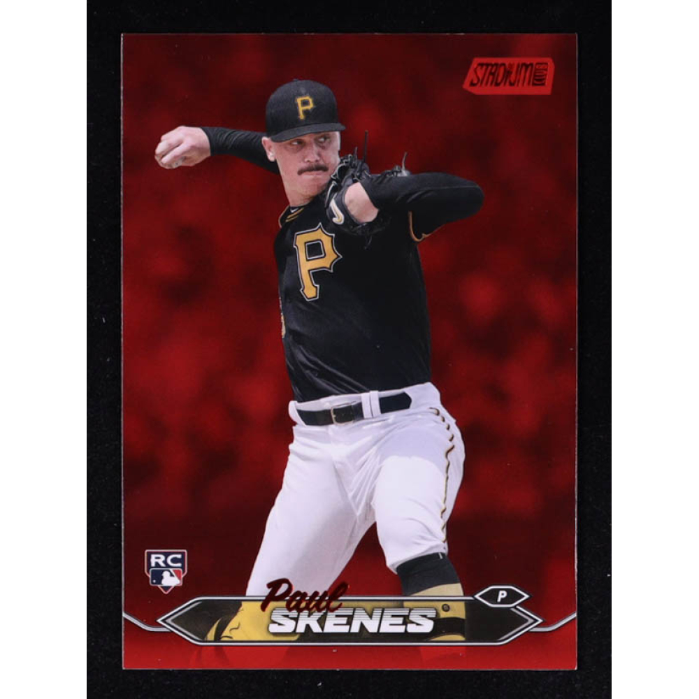 Paul Skenes 2024 Stadium Club Red Foil #237 RC at PristineAuction.com