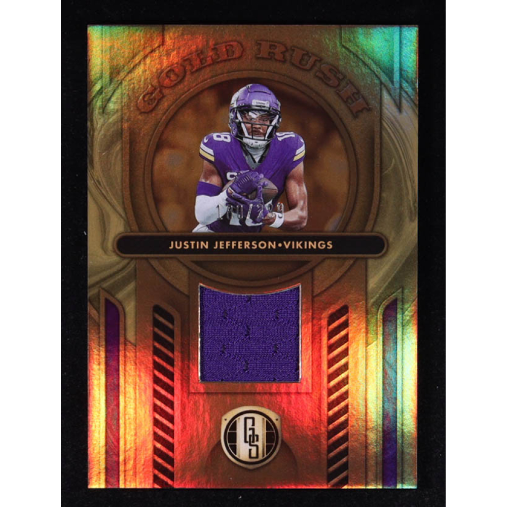 Justin Jefferson 2024 Panini Gold Standard Gold Rush Jerseys #5 #180/299 at PristineAuction.com