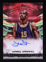 Latrell Sprewell 2024-25 Topps Inception Memory Lane Marks Red #MLMLS #29/75 at PristineAuction.com