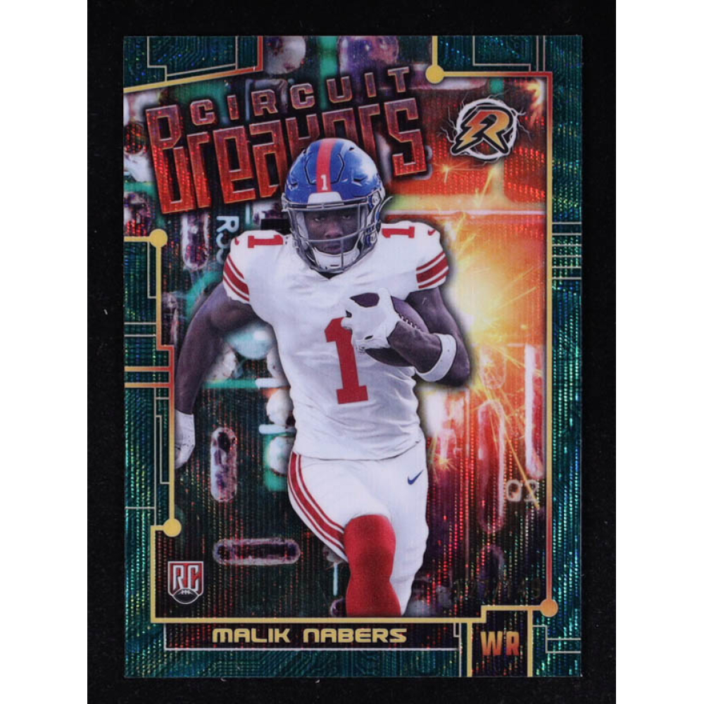 Malik Nabers 2024 Topps Resurgence Circuit Breakers Teal Surge #CB2 #127/149 at PristineAuction.com Malik Nabers 2024 Topps Resurgence Circuit Breakers Teal Surge #CB2 #127/149 at PristineAuction.com