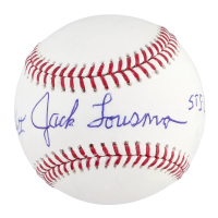 Jack Lousma Signed OML Basebell Inscribed "Sky Lab II" & "STS-3" (Beckett) at PristineAuction.com