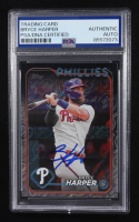 Bryce Harper Signed 2024 Topps Trading Card Series One #200 (PSA | Autograph Grade PSA Authentic) at PristineAuction.com