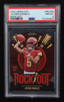 Jayden Daniels 2024 Absolute Rock Out #19 RC (PSA 8) at PristineAuction.com