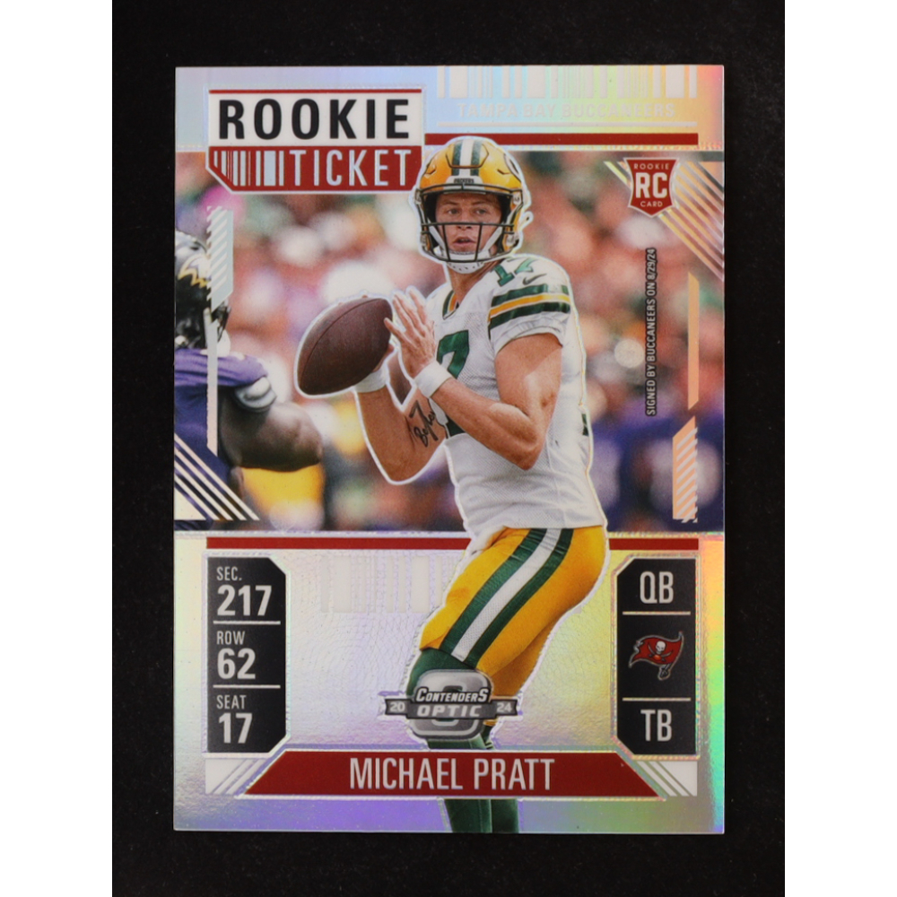 Michael Pratt 2024 Panini Contenders Optic Silver #90 RC at PristineAuction.com