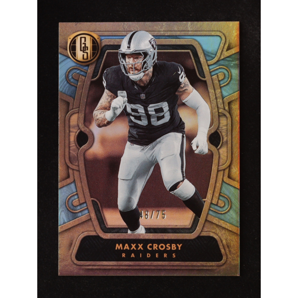 Maxx Crosby 2024 Panini Gold Standard Platinum #53 #48/75 at PristineAuction.com