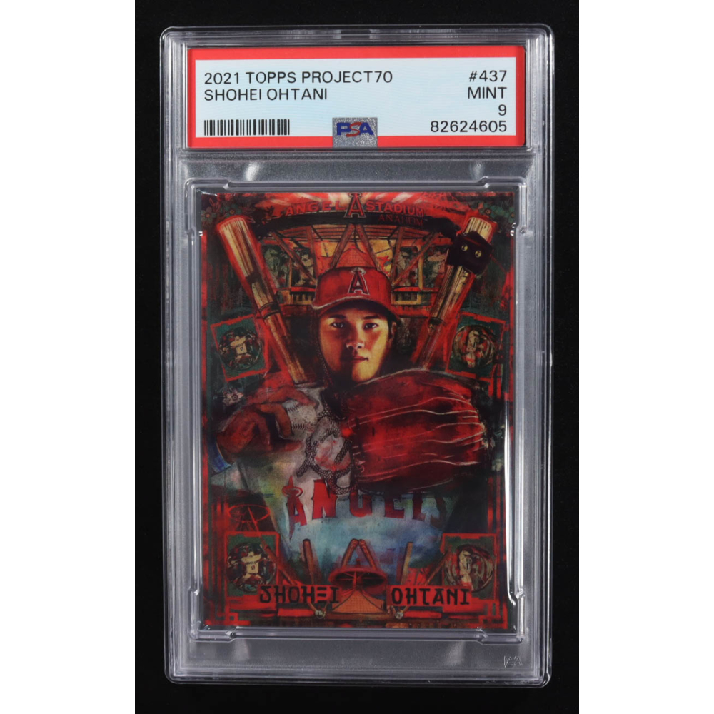 Shohei Ohtani 2021 Topps Project70 #437 / Andrew Thiele (PSA 9) at PristineAuction.com